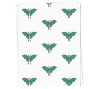 Azeeda 5 x A1 'Luna Moth' Gift Wrap/Wrapping Paper Sheets (GI00139659)