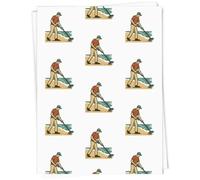 Azeeda 5 x A1 'Man Metal Detecting' Gift Wrap/Wrapping Paper Sheets (GI00120151)