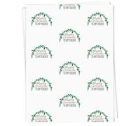 Azeeda 5 x A1 'Merry Christmas To My Teacher' Gift Wrap/Wrapping Paper Sheets (GI00115668)