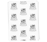 Azeeda 5 x A1 'Ministry Of Procrastination' Gift Wrap/Wrapping Paper Sheets (GI00137982)