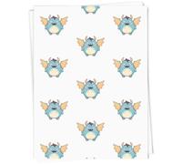 Azeeda 5 x A1 'Monster with Wings' Gift Wrap/Wrapping Paper Sheets (GI00133104)