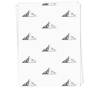Azeeda 5 x A1 'Mountain Ranges' Gift Wrap/Wrapping Paper Sheets (GI00124446)