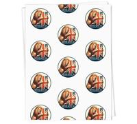 Azeeda 5 x A1 'Never Give In' Gift Wrap/Wrapping Paper Sheets (GI00121189)