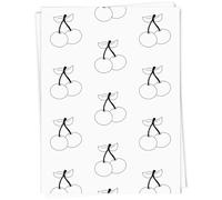 Azeeda 5 x A1 'Pair of Cherries' Gift Wrap/Wrapping Paper Sheets (GI00117055)