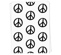 Azeeda 5 x A1 'Peace Sign' Gift Wrap/Wrapping Paper Sheets (GI00006996)