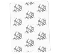 Azeeda 5 x A1 'Per Aspera ad Astra Motivational Text' Gift Wrap/Wrapping Paper Sheets (GI00123735)