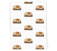 Azeeda 5 x A1 'Perfect Sunny Side Up Egg on Toast' Gift Wrap/Wrapping Paper Sheets (GI00132477)
