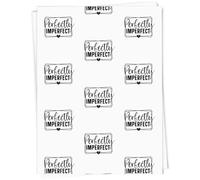 Azeeda 5 x A1 'Perfectly Imperfect Funny Motivational Text' Gift Wrap/Wrapping Paper Sheets (GI00116677)