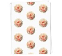 Azeeda 5 x A1 'Pink Peony in Full Bloom' Gift Wrap/Wrapping Paper Sheets (GI00117243)