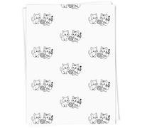 Azeeda 5 x A1 'Playful Kittens' Gift Wrap/Wrapping Paper Sheets (GI00140187)