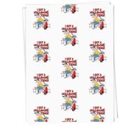 Azeeda 5 x A1 'Playing Golf' Gift Wrap/Wrapping Paper Sheets (GI00123504)