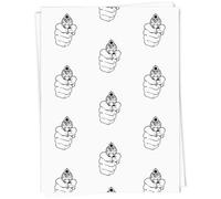Azeeda 5 x A1 'Point Blank' Gift Wrap/Wrapping Paper Sheets (GI00135036)