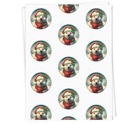 Azeeda 5 x A1 'Polar Bear Wearing Santa Hat' Gift Wrap/Wrapping Paper Sheets (GI00122616)