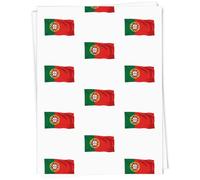 Azeeda 5 x A1 'Portugal Flag' Gift Wrap/Wrapping Paper Sheets (GI00134988)