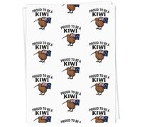 Azeeda 5 x A1 'Proud Kiwi Heritage' Gift Wrap/Wrapping Paper Sheets (GI00119004)