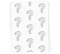 Azeeda 5 x A1 'Question Mark' Gift Wrap/Wrapping Paper Sheets (GI00009702)
