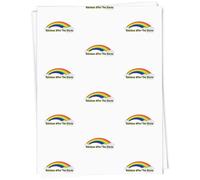 Azeeda 5 x A1 'Rainbow After The Storm' Gift Wrap/Wrapping Paper Sheets (GI00117552)