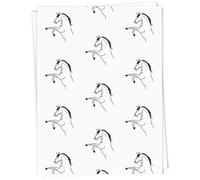 Azeeda 5 x A1 'Rearing Horse' Gift Wrap/Wrapping Paper Sheets (GI00120550)