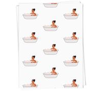 Azeeda 5 x A1 'Relaxing Bubble Bath' Gift Wrap/Wrapping Paper Sheets (GI00124026)