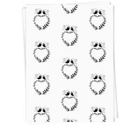 Azeeda 5 x A1 'Robins in Love' Gift Wrap/Wrapping Paper Sheets (GI00119511)