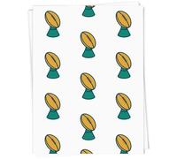 Azeeda 5 x A1 'Rugby Ball Kicking Tee' Gift Wrap/Wrapping Paper Sheets (GI00119401)