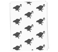 Azeeda 5 x A1 'Running Scared Cat' Gift Wrap/Wrapping Paper Sheets (GI00119288)