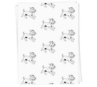 Azeeda 5 x A1 'Running Schnauzer Dog' Gift Wrap/Wrapping Paper Sheets (GI00137364)
