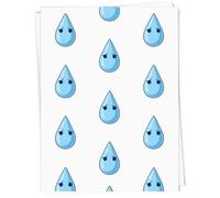 Azeeda 5 x A1 'Sad Raindrop' Gift Wrap/Wrapping Paper Sheets (GI00139365)