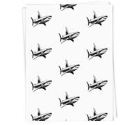 Azeeda 5 x A1 'Shark Submarine' Gift Wrap/Wrapping Paper Sheets (GI00118438)