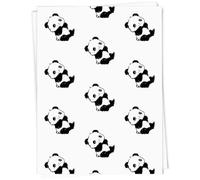 Azeeda 5 x A1 'Sketchy Cute Panda Sitting ' Gift Wrap/Wrapping Paper Sheets (GI00120452)