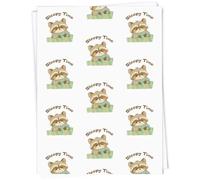 Azeeda 5 x A1 'Sleepy Time Raccoon' Gift Wrap/Wrapping Paper Sheets (GI00139506)