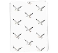 Azeeda 5 x A1 'Soaring Common Gull' Gift Wrap/Wrapping Paper Sheets (GI00130188)