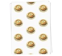 Azeeda 5 x A1 'Sourdough Bread Bowl Filled with Creamy Soup' Gift Wrap/Wrapping Paper Sheets (GI00117657)
