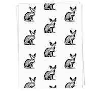 Azeeda 5 x A1 'Sphynx Cat Sitting' Gift Wrap/Wrapping Paper Sheets (GI00117919)