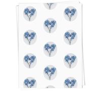 Azeeda 5 x A1 'Sprig of Forget Me Nots' Gift Wrap/Wrapping Paper Sheets (GI00116357)
