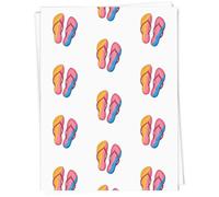 Azeeda 5 x A1 'Summer Sandals' Gift Wrap/Wrapping Paper Sheets (GI00119596)