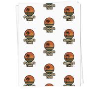 Azeeda 5 x A1 'Summer Time' Gift Wrap/Wrapping Paper Sheets (GI00121129)