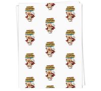 Azeeda 5 x A1 'Super Pooper' Gift Wrap/Wrapping Paper Sheets (GI00121433)