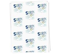 Azeeda 5 x A1 'Surfs Up Lets Roll' Gift Wrap/Wrapping Paper Sheets (GI00136158)