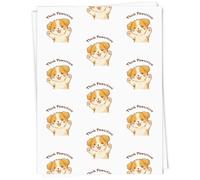 Azeeda 5 x A1 'Think Pawsitive Puppy' Gift Wrap/Wrapping Paper Sheets (GI00139623)