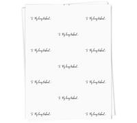 Azeeda 5 x A1 'To My Loving Husband' Gift Wrap/Wrapping Paper Sheets (GI00116030)