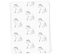 Azeeda 5 x A1 'Trotting Horse' Gift Wrap/Wrapping Paper Sheets (GI00121280)