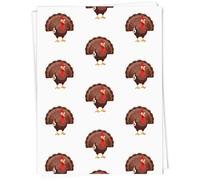 Azeeda 5 x A1 'Turkey' Gift Wrap/Wrapping Paper Sheets (GI00133887)