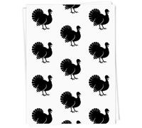 Azeeda 5 x A1 'Turkey Silhouette' Gift Wrap/Wrapping Paper Sheets (GI00121599)
