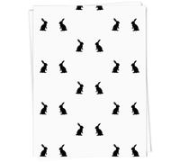 Azeeda 5 x A1 'Two Bunnies Silhouette' Gift Wrap/Wrapping Paper Sheets (GI00119038)