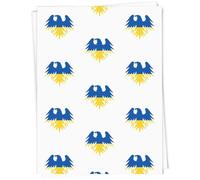 Azeeda 5 x A1 'Ukrainian Eagle Heraldic' Gift Wrap/Wrapping Paper Sheets (GI00124053)