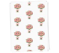 Azeeda 5 x A1 'Valentine Rose Bouquet' Gift Wrap/Wrapping Paper Sheets (GI00130875)