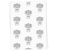 Azeeda 5 x A1 'Valentine Rose Bouquet' Gift Wrap/Wrapping Paper Sheets (GI00130878)