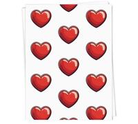 Azeeda 5 x A1 'Valentine's Heart' Gift Wrap/Wrapping Paper Sheets (GI00117007)