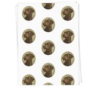 Azeeda 5 x A1 'Vintage Irish Wolfhound Portrait' Gift Wrap/Wrapping Paper Sheets (GI00116239)